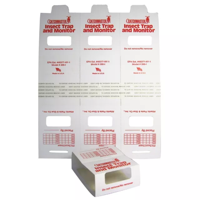Catchmaster 288i Spider & Insect Control Non Toxic Sticky Glue Traps ~ 108 Traps