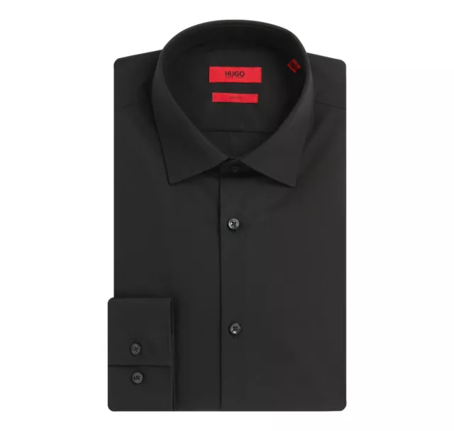 HUGO BOSS Camicia Slim Fit cotone 50289499 Colore Nero C-Jenno by HUGO