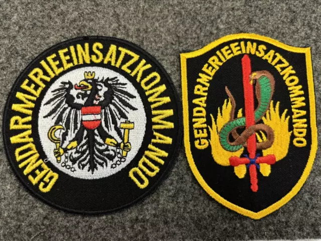 Austrian Gendarmerie Einsatz Kommando Police Patches