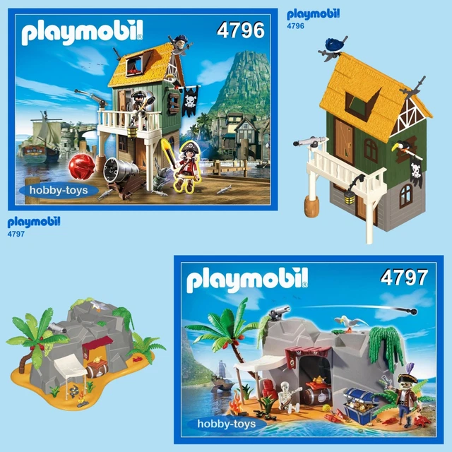 PLAYMOBIL Piraten 70962 Île au trésor des pirates avec