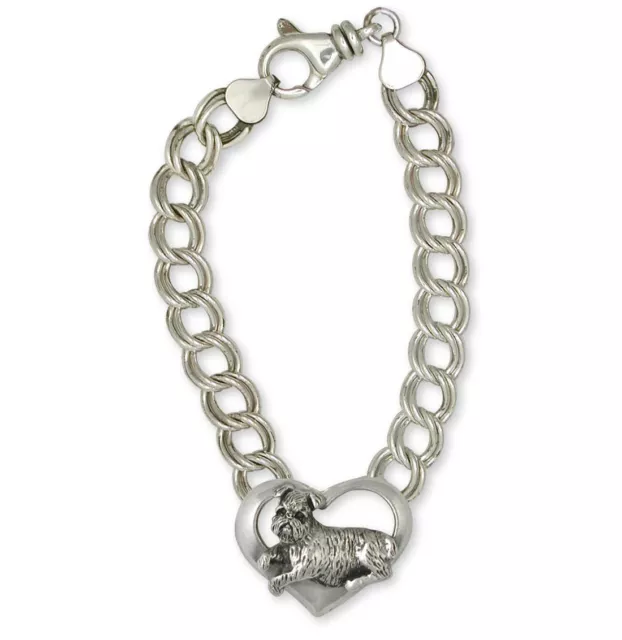 Brussels Griffon Bracelet Jewelry Sterling Silver Handmade Dog Bracelet GR37-BR