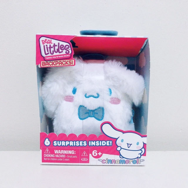 REAL LITTLES HELLO Kitty CINNAMOROLL Fluffy mini Backpack 6 surprises