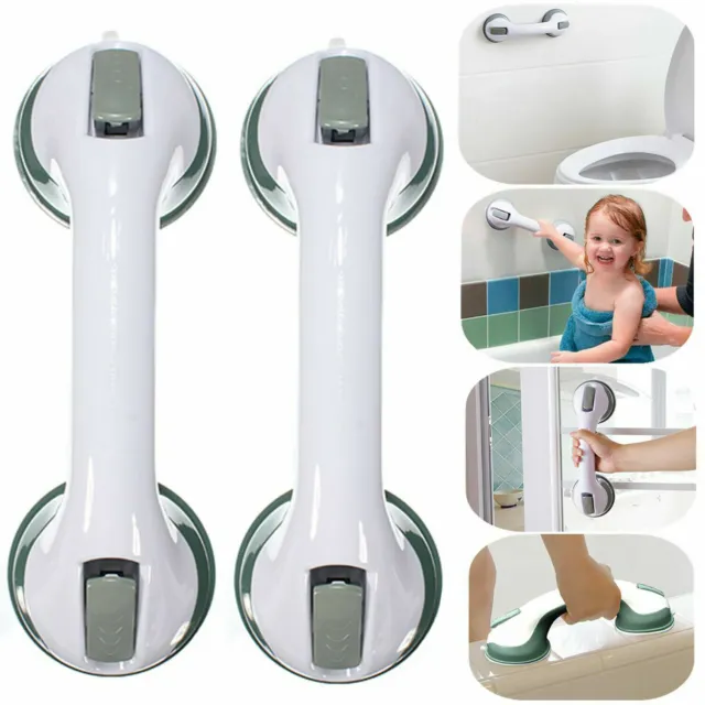 Grab Handles Support Living Aid Shower Bath Disability Suction Rail Safety Bar