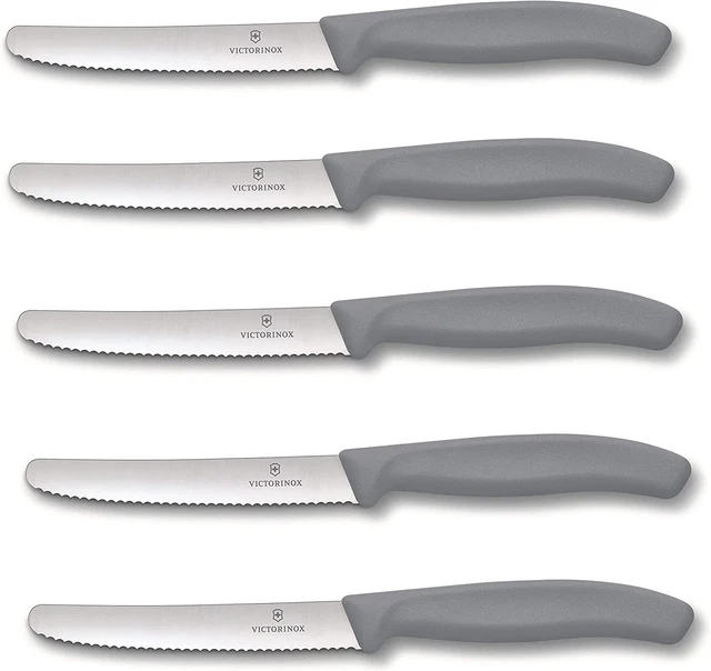 Victorinox Tomatenmesser Brötchenmesser Tafelmesser Set 5-teilig Swiss Classic