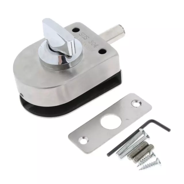 High quality, Glass Door Latches Lock/bolt, 8-12mm glass,