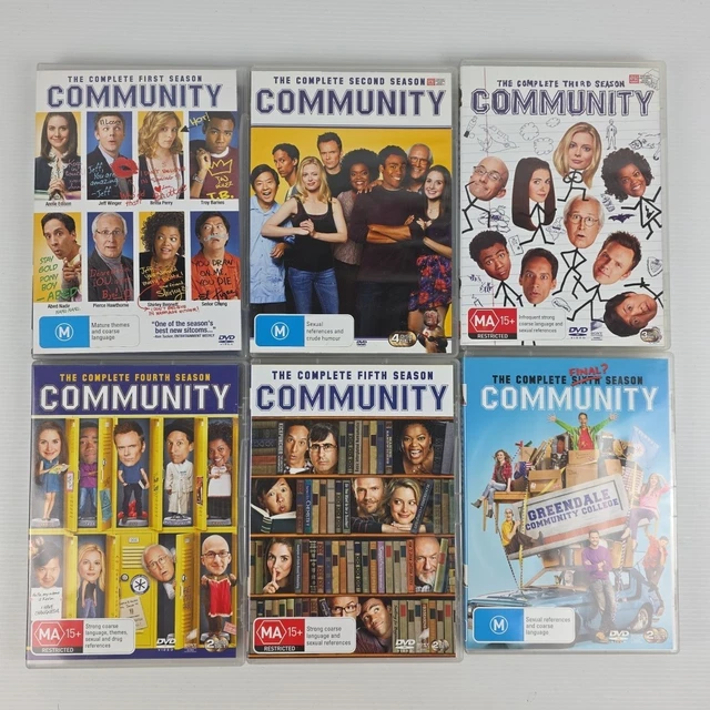 COMMUNITY - COMPLETE Series Seasons 1-6 (1 2 3 4 5 6, DVD, Region 4 ...