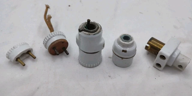 Lot De 3 Anciennes Prises Fiches Express neuves