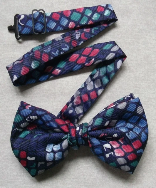 Bow Tie Mens Dickie Bowtie Adjustable Retro BLUE Vintage