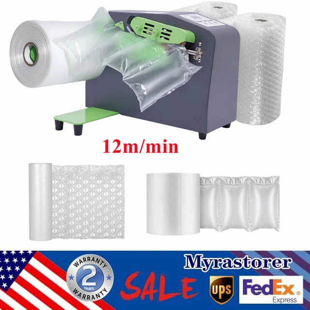 Air Bubble Bag Wrap Machine Air Pillow inflator Cushion /Bubble Films Machine
