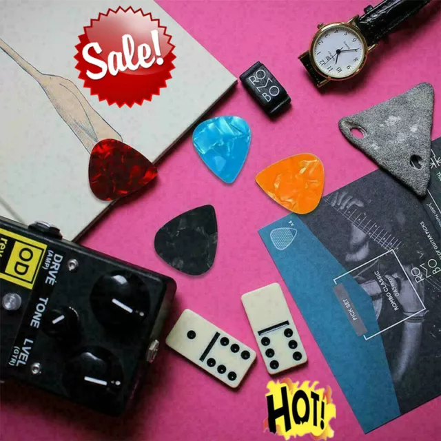 Pieces Guitar Picks Colored Picks For Electric Guitar Ukulele Hot Q4P9AU