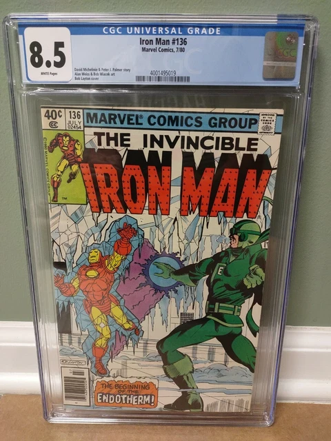 The Invincible Iron Man #136 CGC 8.5 "Marvel Comics" 1980 **FREE SHIPPING** 🇺🇸