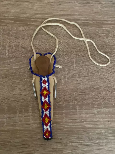 Neck Knife Messer Trapper Indianer Cowboy Reenactment