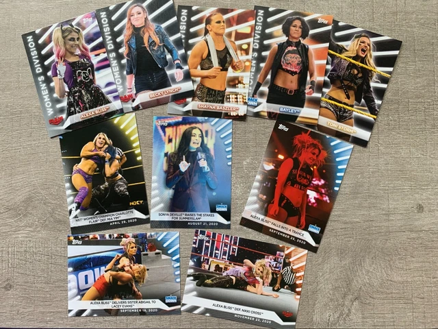 2021 Topps WWE Women’s Division Wrestling Base & Roster Card Singles U-PICK
