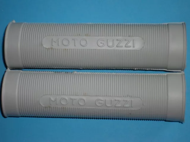 2  Manopole Grige  In Gomma Antiscivolo Moto Guzzi Zigolo 110