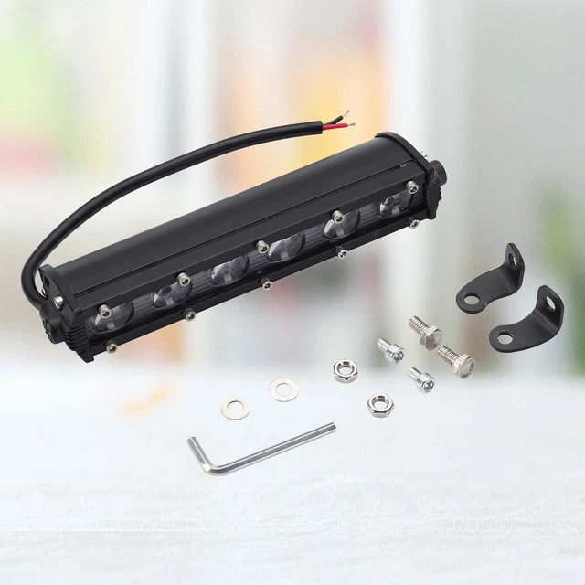 Barra de luz de trabajo LED de 8 pulgadas 60 W lámpara de conducción todo terreno punto foco para