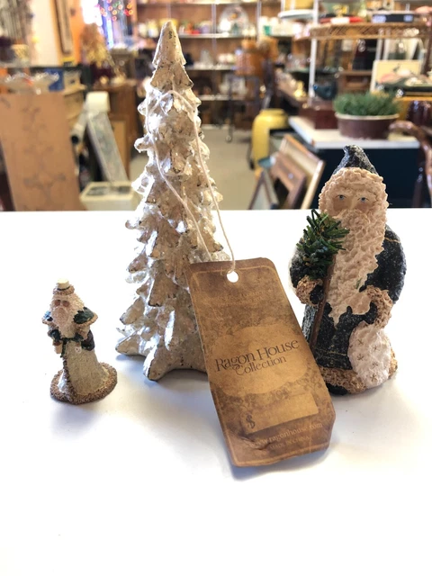 Vintage Christmas Santa Belsnickle Santa Figure Bethany Lowe & Ragon House Tree Vintage Christmas Santa Belsnickle Santa Figure Bethany Lowe & Ragon House Tree
