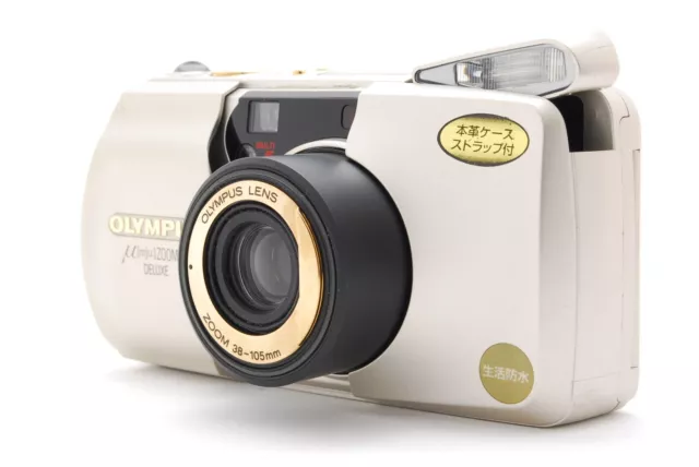 [MINT] Olympus µ mju Zoom 105 Deluxe Point & Shoot Film Camera From JAPAN
