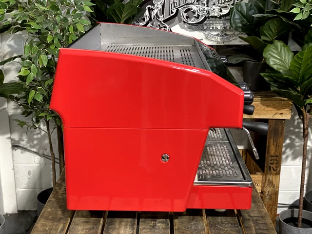 Macchina Caffe' Espresso Wega Atlas 2 Gruppo Rossa Commerciale Cafe Latte 8