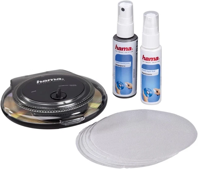 HAMA 51488 CD DVD Repair Cleaning Kit With Cleaning Fluid Repair hama-51488-cd-dvd-repair-cleaning-kit-with-cleaning-fluid-repair