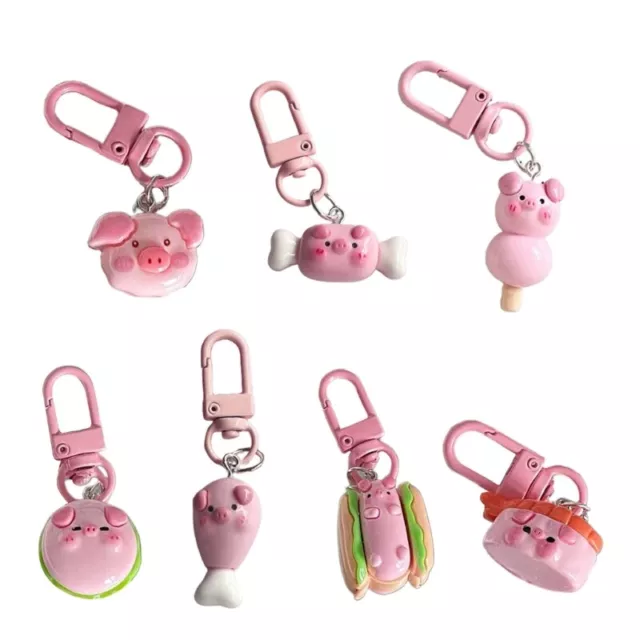 Keys Pendant Cute Pig Keyrings Backpack Pendant Perfect for Lovers
