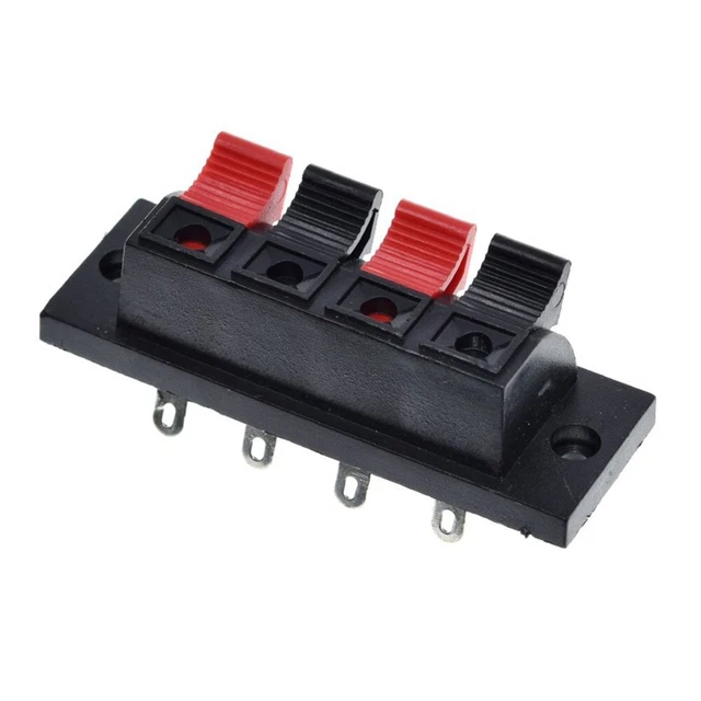 Carte connecteur de haut-parleur AC 50V 3A classé 4 bornes connexion filaire fa