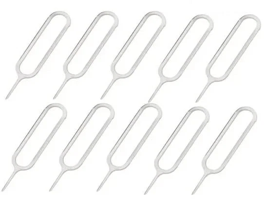 Epingle d'ejection de Carte SIM (Pack de 10) | Punaise Extracteur de Plateau Car