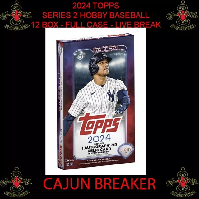 MINNESOTA TWINS *12 Hobby Box Case Break* 2024 Topps Series 2 Baseball