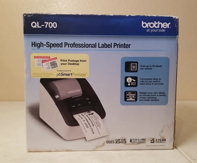 NEW BROTHER QL700 Professional High Speed Label Postage Thermal