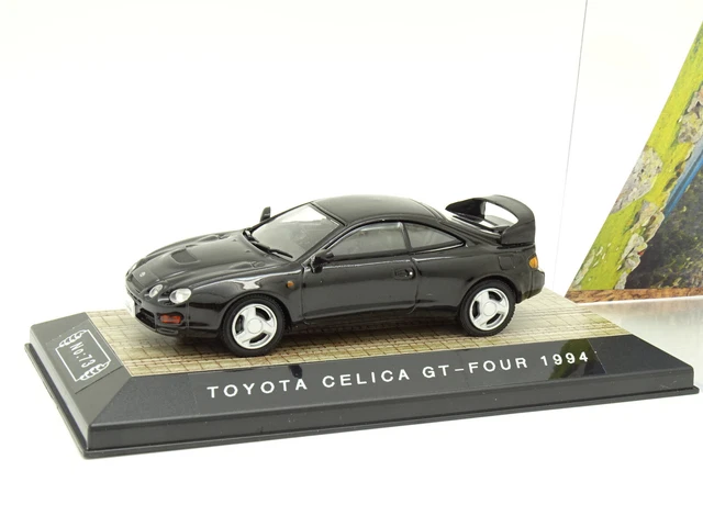 Mini voiture Toyota Celica GT Four 1994 échelle 1/43 boîte présentoir moulé sous