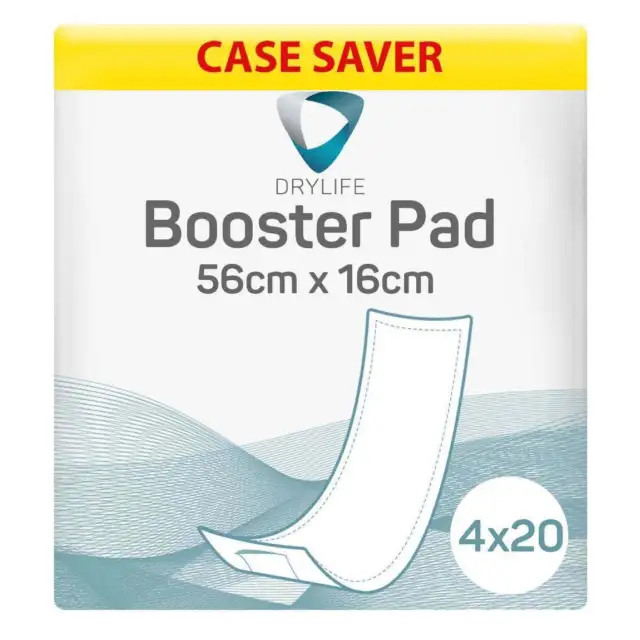 Drylife Booster Pad - Case - 4 Packs of 20