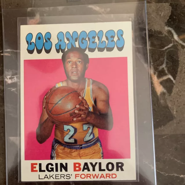 1971-72 Topps - #10 Elgin Baylor