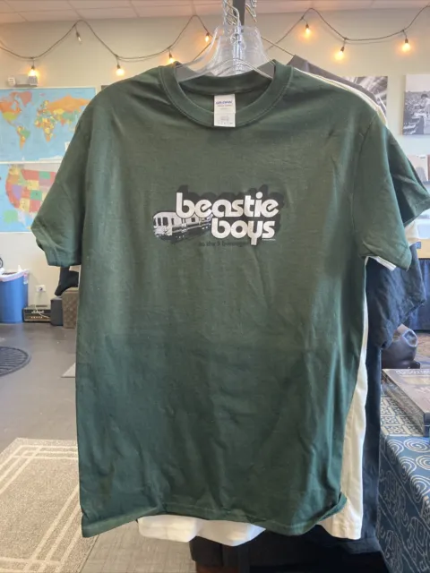 BEASTIE BOYS “To The 5 Boroughs” Rap Rock T Shirt 2004 Green Size S