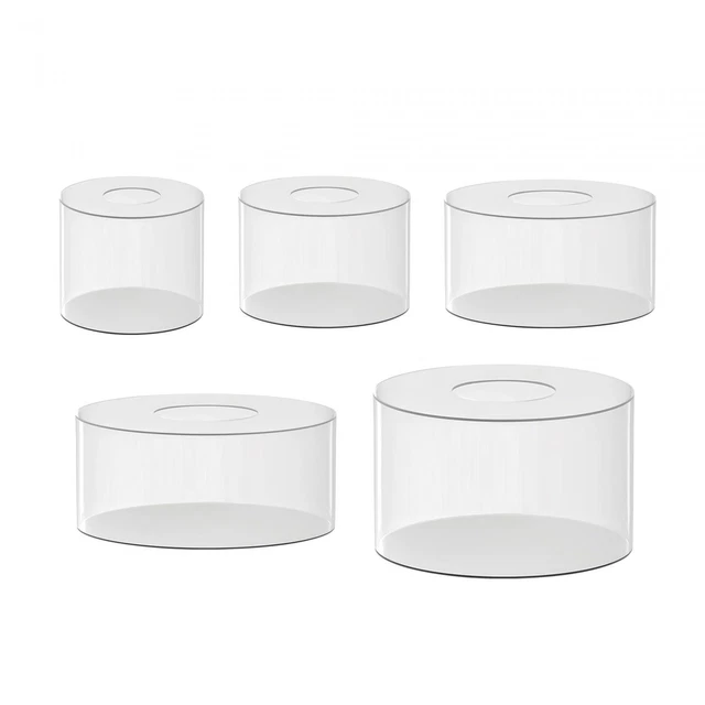 ACRYLIC FILLABLE CAKE Stand Clear Cake Riser, Cylinder Stand Display