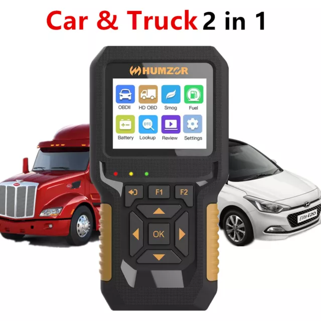 Universal Car Truck OBD2 Scanner Heavy Duty Diagnostic Tool HD Code Reader