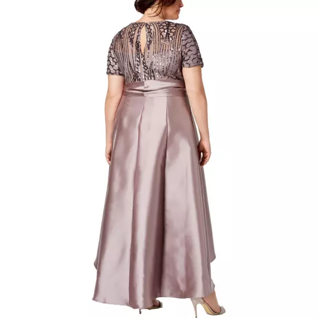 R&M RICHARDS WOMENS Sequined Taffeta Formal Dress Gown Plus BHFO 3726 ...