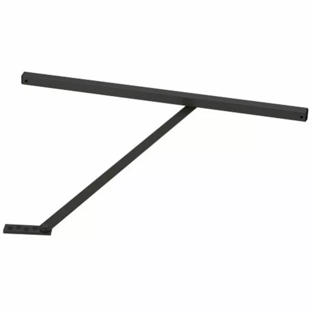 Glynn-Johnson 452S Series Surface Overhead Holder, Black