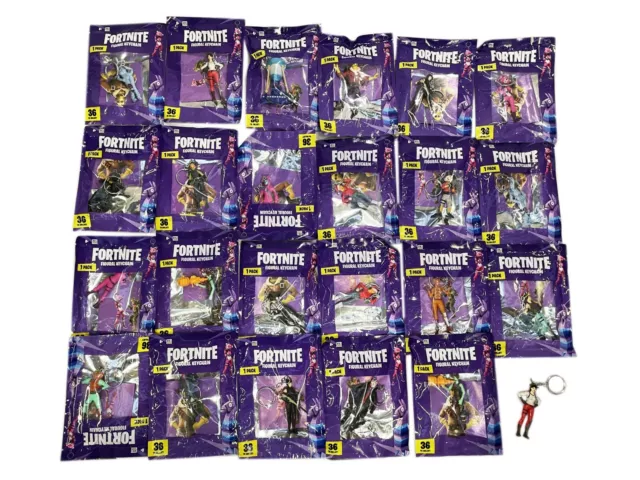 36 Sambro Pmi Fortnite Jeu Figurines 3D Porte-Clés Keychain Epic