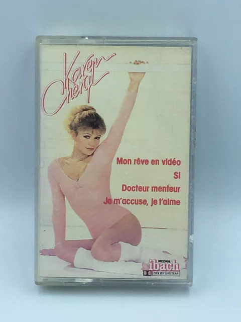 Vintage K7 Cassette Audio : KAREN CHERYL - Mon Rêve En Vidéo - Ibach Records