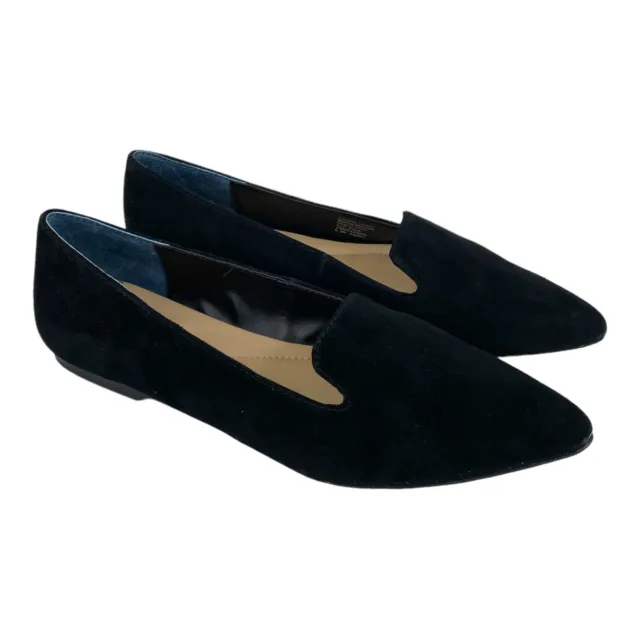 ALFANI Women's Black Leather Step 'N Flex Poee Loafers Size 6 NIB S17