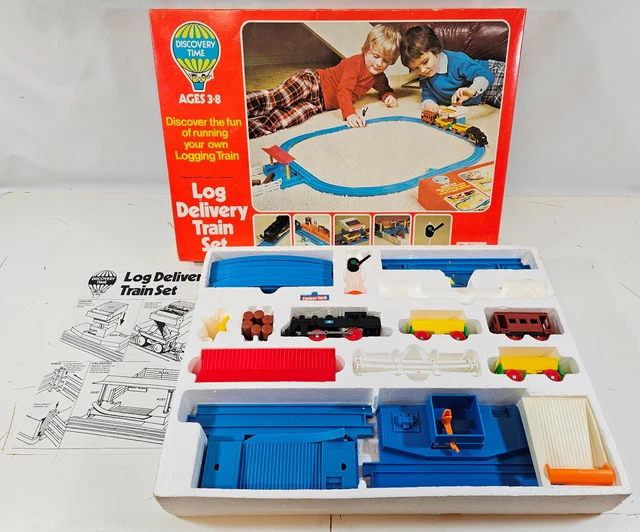 VINTAGE PALITOY LOG Delivery Train Set, Collectable, Boxed, V Rare £50. ...