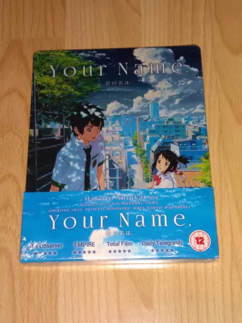 Your Name Limited Edition Steelbook Blu-ray & DVD Brand New and Sealed