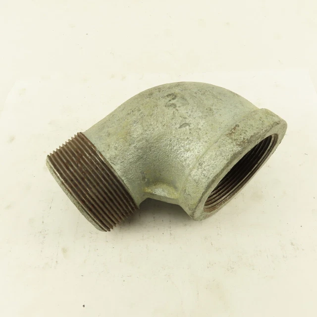 Ward 2" NPT 90° Street Elbow Galvanized Iron Pipe Schedule 40