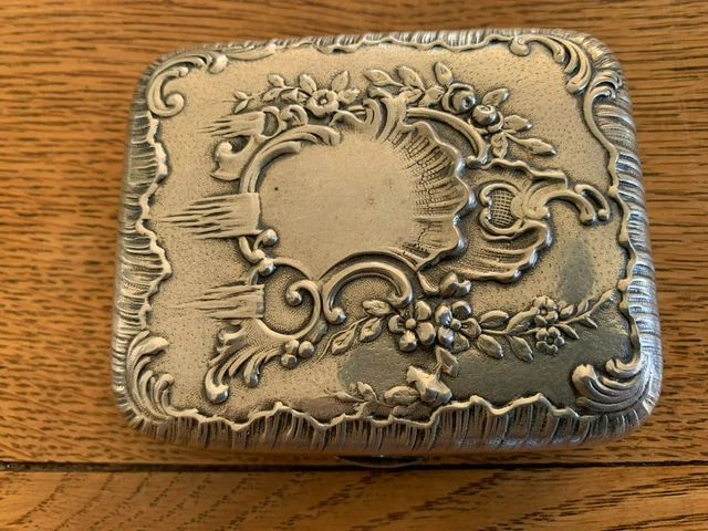 SUPERBE ÉTUI A ciguarettes en argent massif art nouveau EUR 35,00 - PicClick FR