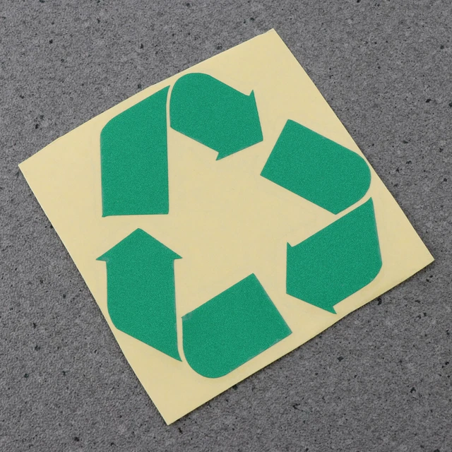 Cartello Riciclaggio Vsafety – Adesivo Verde – 200x300 Mm – Verticale – Vinile Resistente Per Esterno/Interno