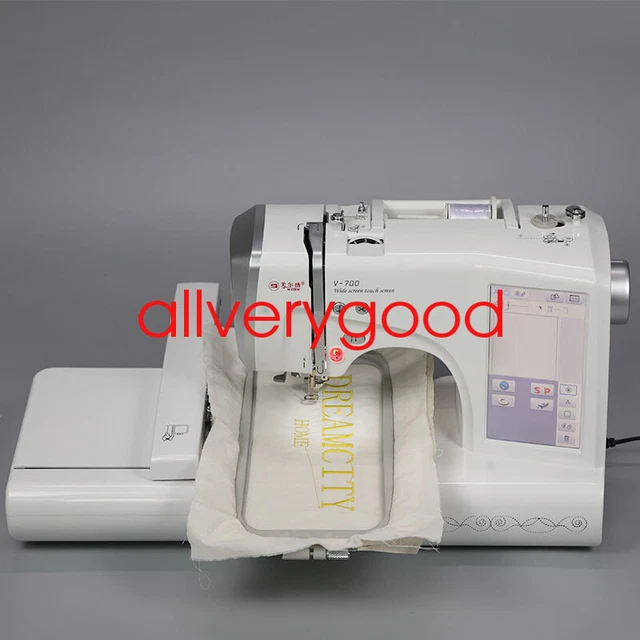 V700 ELECTRIC AUTOMATIC Embroidery Sewing Machine Computerized ...