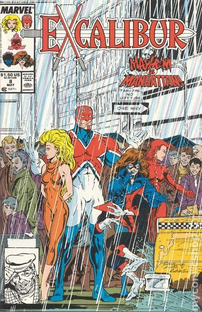 Excalibur #8 NM 1989 Stock Image