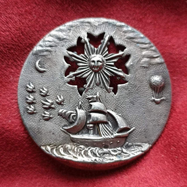 Ancien Bouton épinglette Permis De Pêche – Pennsylvanie 1953
