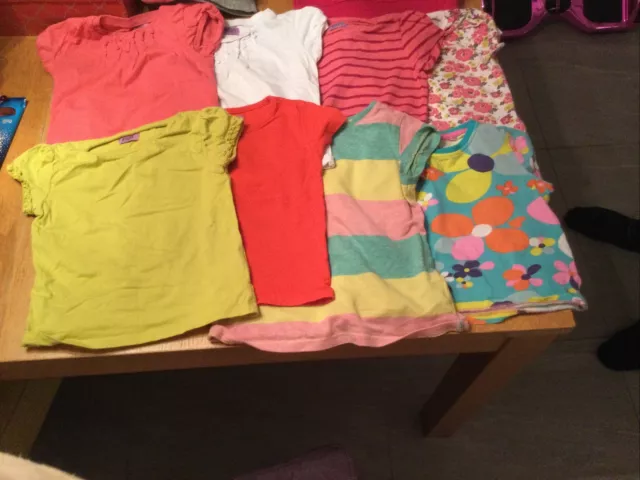 Girls Clothing Bundle Age 18-24 Months tops/tshirts Short sleeves Various X 8