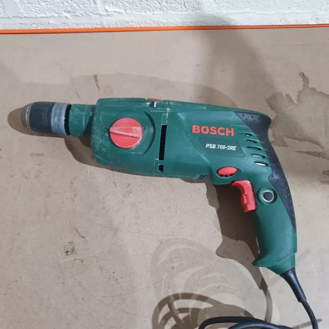 Bosch PSB 700-2RE Green Corded 701-Watt Keyless Impact Hammer Drill - For Parts