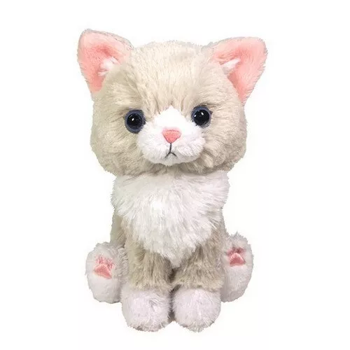 Japanese Small Cute Kitten Soft Toy For Kids Stuffed Animal White Cat Plush Toy